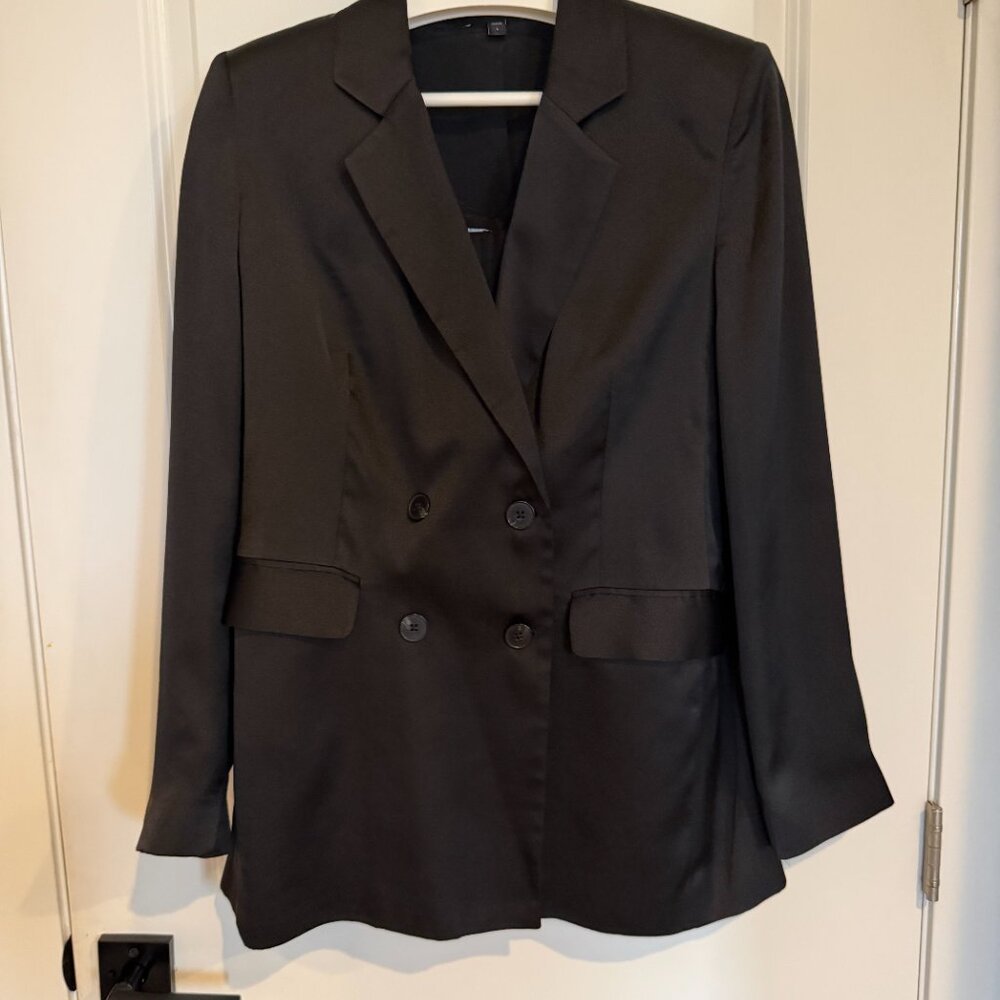 Express Shiny Polyester Blazer - Size Large - image 2